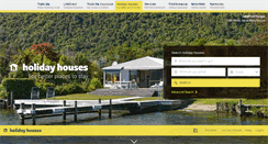 Desktop Screenshot of holidayhouses.co.nz